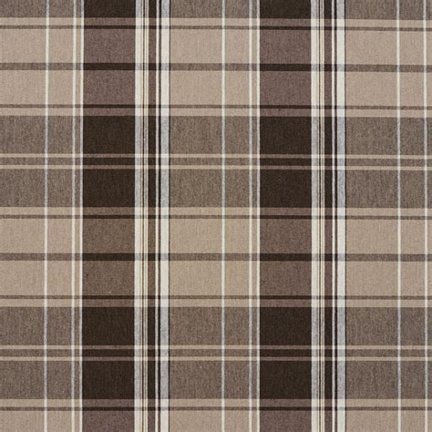 E802 Taupe Classic Plaid Jacquard Upholstery Fabric