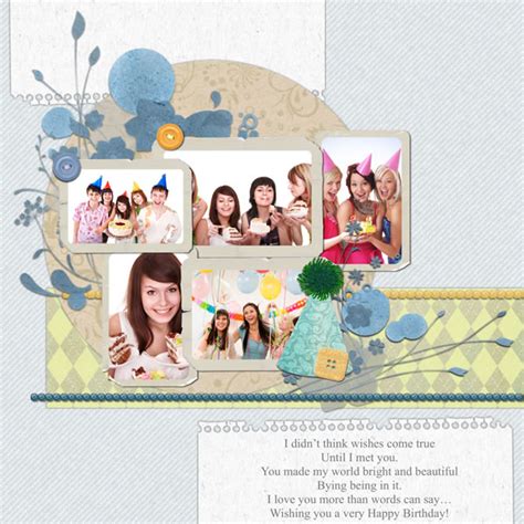 Birthday Scrapbook Templates |Birthday Scrapbook Samples | Birthday ...