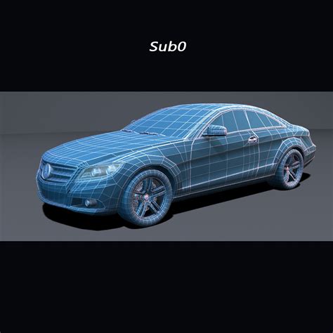 free mercedes benz cl 3d model