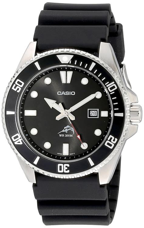 Casio Men's MDV106-1AV 200M Duro Analog Watch, Black: Casio: Amazon.co.uk: Watches