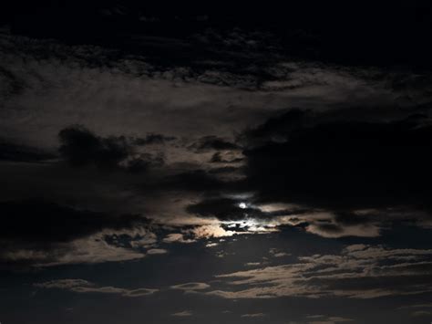 Sky Clouds Night Moon Dark Night Sky 4k Wallpaper | TOPpng