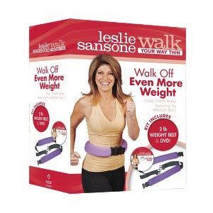 Leslie Sansone Walk Off Even More Weight DVD Set with Belt | Leslie ...