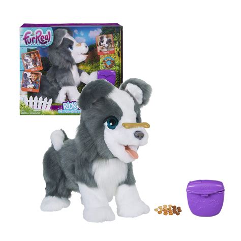 FurReal Friends Ricky, the Trick-Lovin' Interactive Plush Pet Toy, 100+ Sound-and-Motion ...