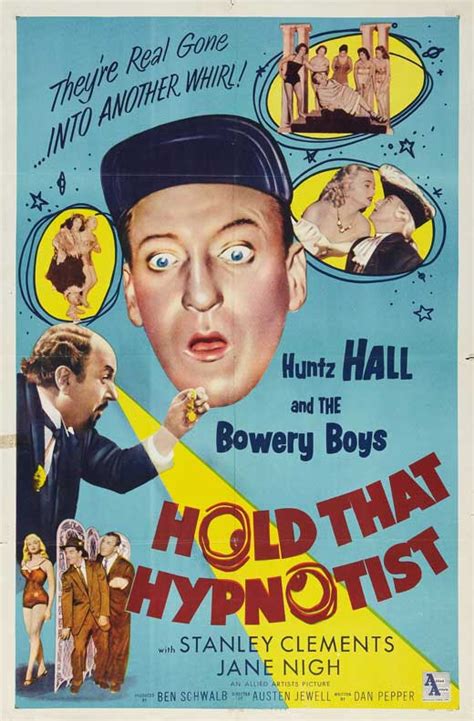 Hold That Hypnotist Movie Posters From Movie Poster Shop