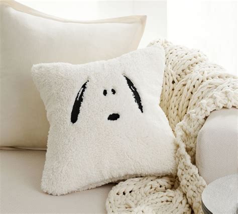 Peanuts™ Snoopy™ Cozy Pillow Cover | Pottery Barn