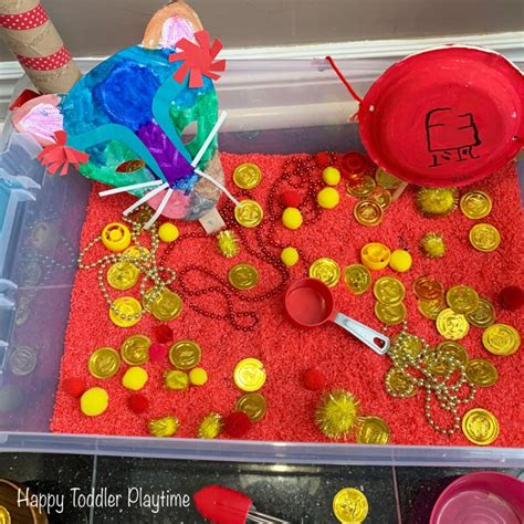 Lunar New Year Sensory Bin - HAPPY TODDLER PLAYTIME