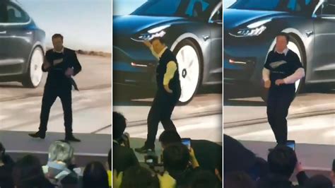 Elon Musk's Unconventional Dance Moves At Tesla Event In Old Video Is ...