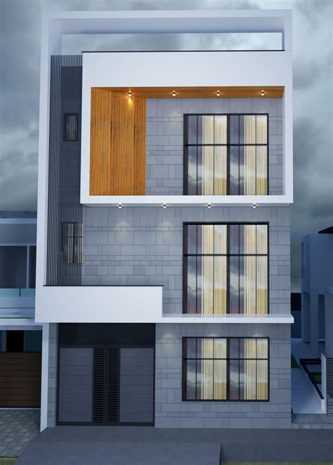 MODERN HOUSE PLAN FRONT ELEVATION DESIGN OF SMALL HOUSE 21 FEET ...