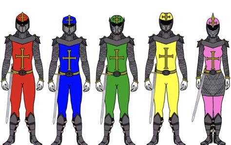 Power Rangers Knights by Eddmspy on DeviantArt