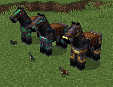 Netherite horse armor trims - Minecraft Fan Art (45235910) - Fanpop