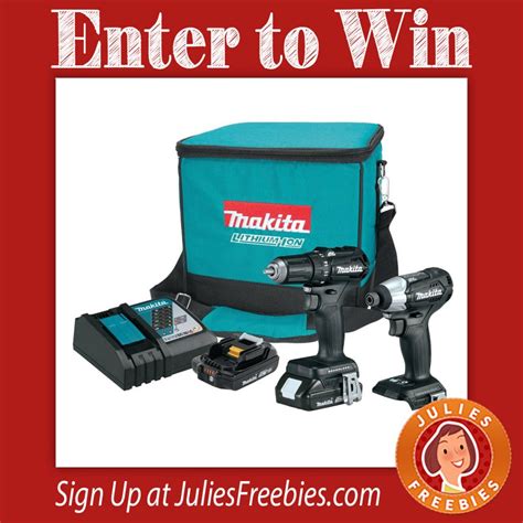 Makita Drill Combo Kit Giveaway - Julie's Freebies