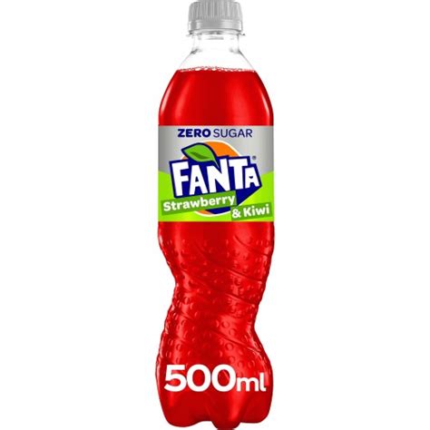 Fanta Zero Strawberry & Kiwi (500ml) - Compare Prices & Where To Buy - Trolley.co.uk