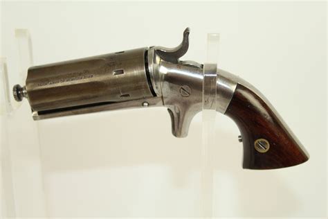 Antique Thomas Bacon Norwich Pepperbox Revolver 002 | Ancestry Guns