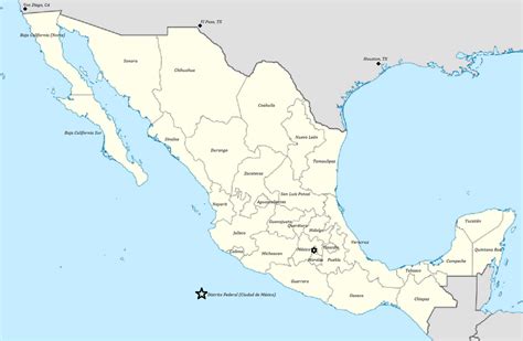 My Spanish Trainer: Un Mapa de México - A Map of The Mexican States
