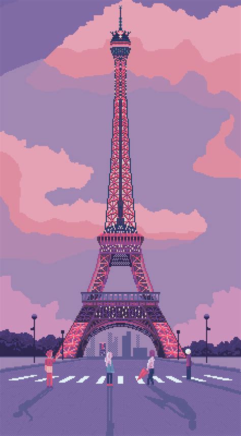 Eiffel Tower Animated Clipart