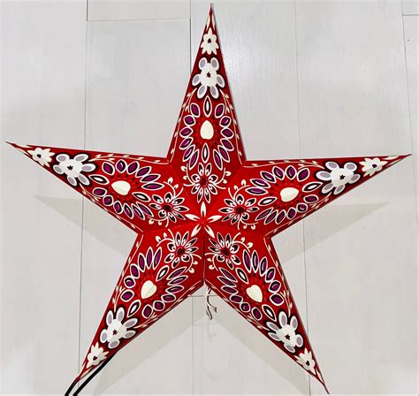 Paper Star Lanterns Christmas Lights Holiday Decorations - Etsy