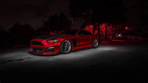 Awasome Black And Red Ford Lighting Wallpaper 2022