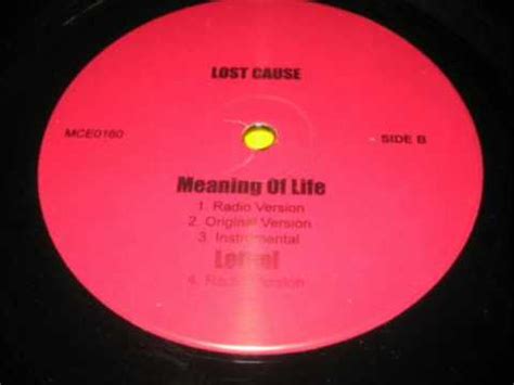 Lost Cause - Meaning of Life - YouTube