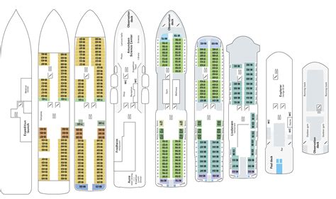 Roald Amundsen Deck Plans | Hurtigruten | CruiseInd