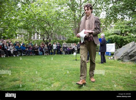 London, UK. 15th May, 2017. Patrick Walshe McBride at a ceremony in ...