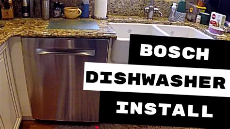 BOSCH DISHWASHER INSTALLATION AVOID THESE 3 MISTAKES - YouTube