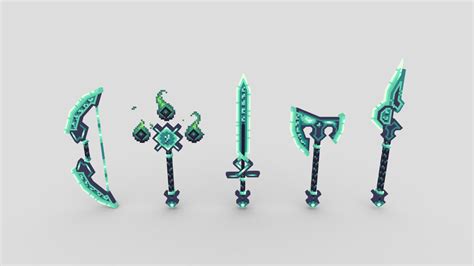 Spirit Weapons - Buy Royalty Free 3D model by EliteCreatures [15fb851] - Sketchfab Store