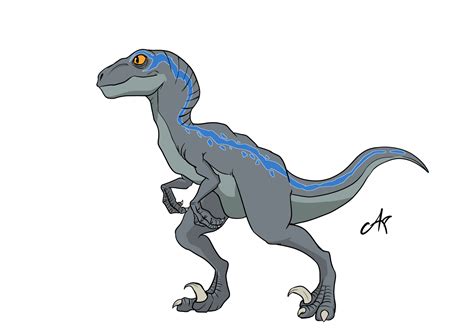 Blue the Velociraptor by De-Art-Raptor on DeviantArt