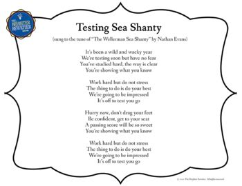 Testing Song Lyrics for The Wellerman Sea Shanty by The Brighter Rewriter