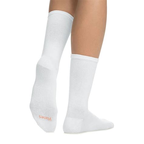 Hanes - Hanes Ultimate Women's Crew Socks 6-Pack - Walmart.com ...