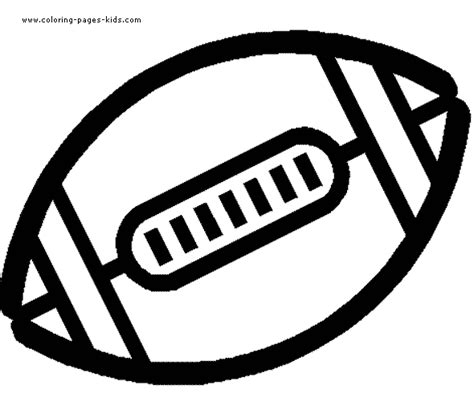 Free Rugby Ball coloring pages for kids