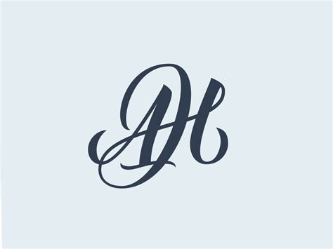 AH Monogram by Aida Nazirova on Dribbble