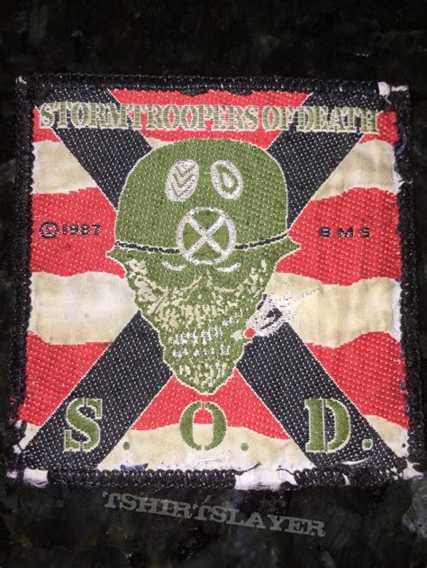 S.O.D. sod patch | TShirtSlayer TShirt and BattleJacket Gallery