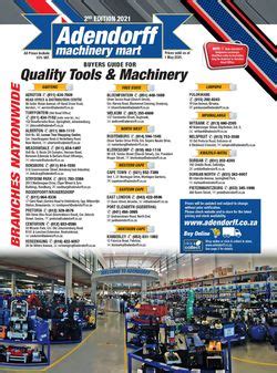 Adendorff Machinery Mart - Promotional catalogues