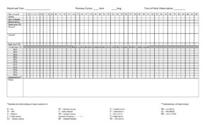 Free NFP Chart with Detailed Instructions