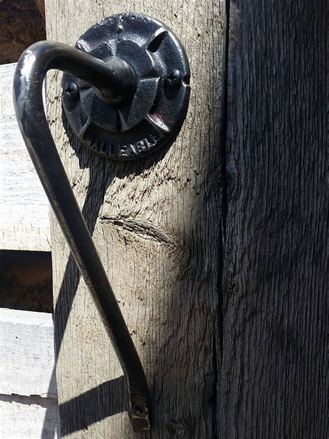 Tire iron garage door handle or gate pull by juniperjaxx on Etsy | Garage door handles, Diy ...
