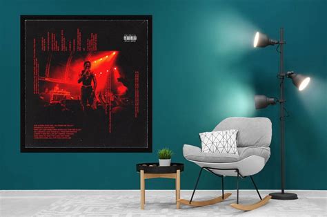 Travis Scott 90210 Cover Album Music – Poster | Canvas Wall Art Print ...