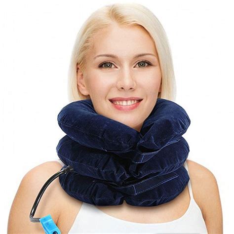 Recommended for Head and Nech heaviness. Air Inflatable Pillow Cervical Neck Headache Pain ...