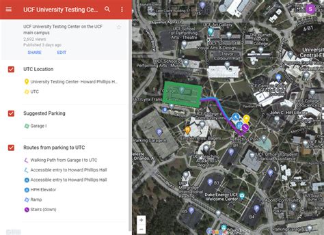 Directions and Parking Information - University Testing ...