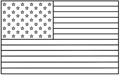 American Flag - Coloring Page (Memorial Day) | American flag colors, American flag coloring page ...