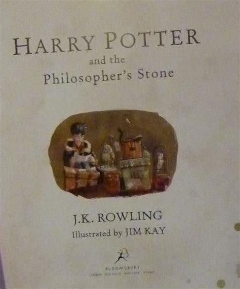 Harry Potter and the Philosopher's Stone: Illustrated Edition (First UK edition-first printing ...