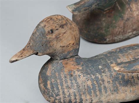 (15) Antique Wood Duck Decoys