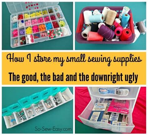 Tool Tips - Sewing Storage Ideas | So Sew Easy