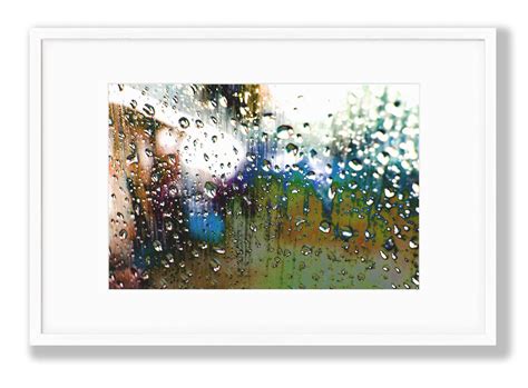 Raindrops on Window Abstract Multicolor Stylized Photography - Etsy