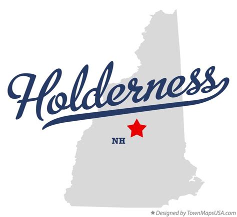 Map of Holderness, NH, New Hampshire