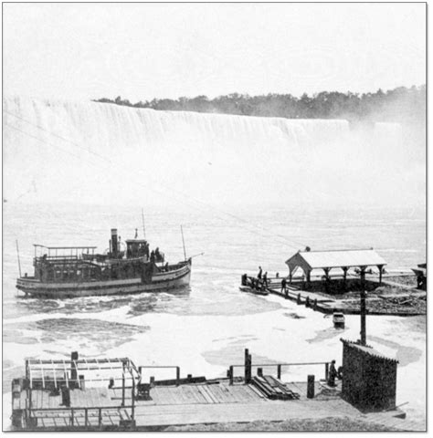 Maid of the Mist approaching the landing on the Canadian side, [ca. 1880]