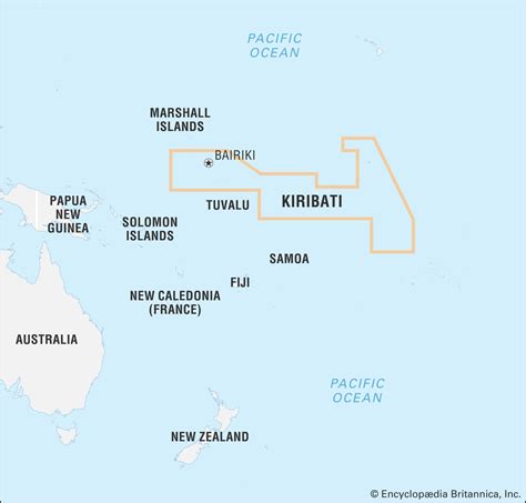 Kiribati Island In World Map - Bobbie Stefanie