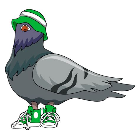 Tough Pigeon on the Block in 2023 | Animal stickers, Animal ...