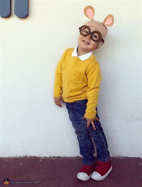 PBS Arthur Costume | Diy halloween costumes for kids, Book character ...