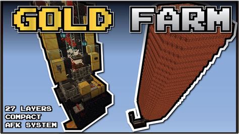 Minecraft EASY Gold Farm! - YouTube