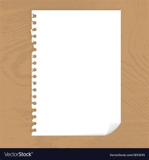 Blank page Royalty Free Vector Image - VectorStock